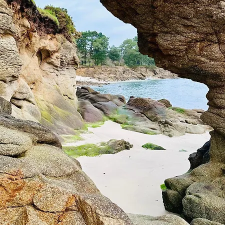 T2 De Charme Renove A Beg-Meil, A 250M De La Plage Fouesnant Buitenkant foto