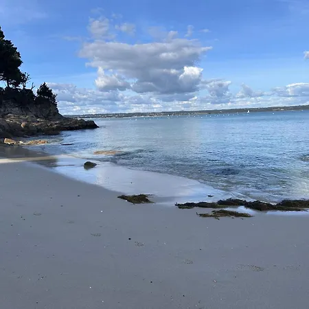 T2 De Charme Renove A Beg-Meil, A 250M De La Plage Fouesnant Buitenkant foto